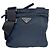 Pochette in nylon blu navy Prada