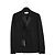 Saint Laurent Smoking Jacke FR40 Slimane Wolle Seide Satin Jacke UK12 US10 NWT Schwarz