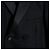 Saint Laurent Smoking Jacke FR40 Slimane Wolle Seide Satin Jacke UK12 US10 NWT Schwarz - Ansicht 2