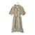Samsoe & Samsoe Vestido midi de algodón Malene de Samsoe Samsoe con cinturón Azul Multicolor Beige  - vista 1