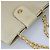 BALLY Borsa a Spalla a Catena in Pelle Beige Oro Auth 96771 D'oro - vista 6