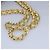 BALLY Borsa a Spalla a Catena in Pelle Beige Oro Auth 96771 D'oro - vista 7