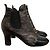 LOUIS VUITTON Stiefeletten T.EU 37.5 Stoff Braun