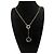 Collana Dinh Van Target in oro bianco e diamanti Argento