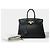 Hermès HERMES Birkin 35 Tasche aus schwarzem Leder - 101903 - Ansicht 2