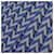 Sciarpa V Obsession M70301 di Louis Vuitton Blu - vista 4