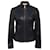 Michael Kors Zipped Jacket in Navy Blue Leather  ref.1773117