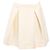 Falda mini plisada A-line en viscosa Jil Sander Blanco Crudo