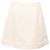 Falda mini plisada A-line en viscosa Jil Sander Blanco Crudo - vista 3