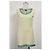 Vestido mini sin mangas de algodón amarillo de Fendi - vista 6