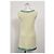 Vestido mini sin mangas de algodón amarillo de Fendi - vista 8