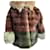 Autre Marque Short mink jacket trimmed with fox Brown Fur  ref.1775396