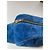 Pochette Chanel in velluto e pelle blu Nero - vista 5