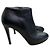 Botines SERGIO ROSSI T.EU 38 Cuero Negro - vista 7