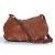 Sac messager en cuir marron CampoMaggi - vue 2