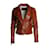 Dsquared2, Lederjacke in Cognac Braun