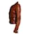 Dsquared2, Lederjacke in Cognac Braun - Ansicht 4