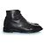 Saint Laurent, Stivaletti in pelle nera con lacci Nero - vista 4