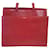 Shopping Monogramme Sac Tote Yves Saint Laurent en cuir rouge foncé Bordeaux  - vue 1