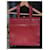 Shopping Monogramme Sac Tote Yves Saint Laurent en cuir rouge foncé Bordeaux  - vue 13