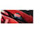 Shopping Monogramme Sac Tote Yves Saint Laurent en cuir rouge foncé Bordeaux  - vue 5