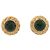 VINTAGE CHANEL GRIPOIX 1970 OHRRINGE MIT KLEMME AUS GLASPASTE Golden