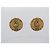 VINTAGE CHANEL GRIPOIX 1970 OHRRINGE MIT KLEMME AUS GLASPASTE Golden - Ansicht 4