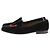 STUBBS & WOOTTON  Flache Schuhe T.US 9 Samt Schwarz