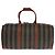 Pequin Borsa Boston in tela Pecan FENDI 2 in 1 marrone nero oro Auth ep6281 D'oro - vista 2