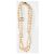 Gioielli CHANEL CC in Perla Bianca - 102222 Bianco - vista 2