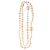Gioielli CHANEL CC in Perla Bianca - 102222 Bianco - vista 3