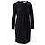 Vestido midi Max Mara Negro
