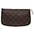 Pochette Accessoire Louis Vuitton Marrom Lona  ref.1783504