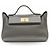 Bolsa Hermès 24/24 em couro Togo Etain - '10s Cinza