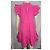 Autre Marque Vestido mini con volantes en algodón rosa Caroline Constas - vista 12