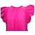 Autre Marque Vestido mini con volantes en algodón rosa Caroline Constas - vista 3