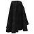 Falda A-Line de jacquard negro de poliéster de Lanvin