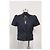Blazer cropped in denim a maniche corte Michael Kors in cotone blu navy - vista 6