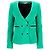 Blazer duplo Sandro Paris com bolsos em lã verde - vista 6
