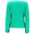 Blazer duplo Sandro Paris com bolsos em lã verde - vista 8