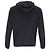 Navyblaue Baumwoll-Hoodie mit Lederlogo-Patch von Louis Vuitton Marineblau - Ansicht 8