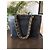 Borsa tote Chanel in pelle nera Nero - vista 4