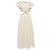 ZIMMERMANN Anneke Maxikleid mit Rüschen und Ausschnitten Größe 1 Beige