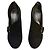 Stivaletti Casadei in suede nero con fiore - vista 5