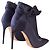 Stivaletti Alexandre Birman in satin blu a punta Taglia 40 - vista 8