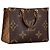 Louis Vuitton OnTheGo Tote Reverse Monogram Giant MM Marrone