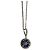 Autre Marque Aurum Halskette mit Blauem Saphir und Diamant 18ct Weißgold Silber Hardware