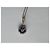 Autre Marque Aurum Halskette mit Blauem Saphir und Diamant 18ct Weißgold Silber Hardware - Ansicht 3
