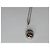Autre Marque Aurum Halskette mit Blauem Saphir und Diamant 18ct Weißgold Silber Hardware - Ansicht 6