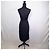 Vestido de seda negra Lanvin Paris Negro - vista 2